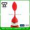 Hot style silicone tea strainer grid tea infuser with leaf grip tray