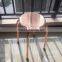 Factory cheap price rose gold metal bar stool Outdoor or home goods bar stools