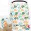 New Prints Baby Car Seat Cover Canopy FAUX SUEDE Material Washable Infant Car Seat Cover With Match Hats