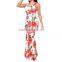 Women Sexy Printed Floral Bodycon Prom Mermaid Party Evening Cocktail Long Dress