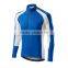 Cheap Mens Comfortable Breathable Long Sleeve Cycling Jersey With Rear Pockets