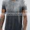 Custom Short Sleeve Crew Neck Raw Hem Exposed Seams Men's 100% Cotton 180gsm Soft Jersey Anti Shrink Casual Blank T-Shirt