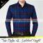 China supplier direct supply new style plaid long sleeve rounded hem banboo mens shirt at competitive price