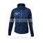 Women 100% polyester embroideied logo polar fleece jacket custom