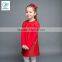 2017 New Arrival Girls Casual Party Dress Together With Leather Girls Long Sleeve Frock
