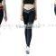 2017 Hot Sale China Women Custom Fashion Plain High Waist Skinny Yoga Leggings