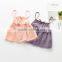 S33537W Summer Dress Girl Tutu Cotton Vest Tassels Princess Dress