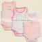 High Quality Custom Printing no Sleeve Baby Clothes Romper