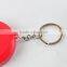 Promotional cheap round customized measuring tape with button
