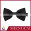 cheap custom silk solid classics black bowtie for men's suit neck