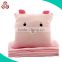 winter blanket wholesale plush baby pillow animal blanket