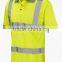 high visibility button polo shirts,reflective safety polo,hi vis workwear polo