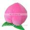 Wholesale Pink Stuffed Peach Fruit Plush Toy