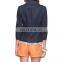 CHEFON Ruched 3/4 Slv Linen Blazer CFB031