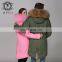 2017 Top Class Ladies Real Raccoon Fur Hooded Fashionable Winter Coats