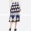 Knitted Stripe Midi Office Ladies Pencil Universal Side Skirts Designs