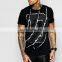 100 cotton crewneck cheap t shirt printing wholesale in black