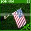 Plastic pole high quality durable American hand flag