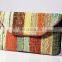 Indian 2017 Girl Women Fashion Sling Bag Clutch Hand bag Cotton Chindi Bags Handbag