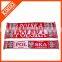 2017 Wholesale men's knitted football scarf