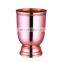 Set of two 16oz Moscow Mule Copper Mugs with Shot Glass - Solid Copper Hammered Mug - Copper Cups