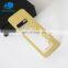 High quality custom brass Stainless steel gold etching metal bookmark easy book clip