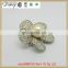 New design wedding rhinestone brooch, flower shape pearl pin brooch