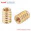 In-saiL Thread inserts for plastic,Ultrasonic inserts,heat staking inserts