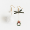 earring  christmas style