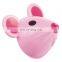 Wholesale Manufactory Storage Portable Plastic Automatic Mouse Shape Pet Dog Cat Food Bowl Feeder