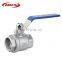 carbon steel 3PC forged ball valve dn100