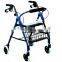 elderly four wheeler walkers rollator aluminum lightweight folding assistant rollator walker for patient