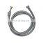 Black rotational nut flexible plating SS304  high temperature shower hose