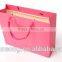 Luxury paper shopping bag with ribbon handle gift bags with gloss offset printing