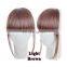 Womens Cute Short Neat Bangs Clip On Front Neat Bang Fringe Clip In Hair Extensions Wigs Extensions Straight Hair Frontal Wig