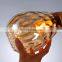 EUROPEAN simple Single Head glass and wood pendant light for decorate