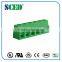 10A 2-24 Poles Brass Screw Terminal Blocks Plastic Electrical Screw Terminal Blocks