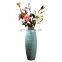 Chinese blue tall ceramic floor flower vase for home decor