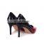 2020 Heel Women's Pumps Shoes Multi Patent Pointed Toe Sandals Shoes Ladies Stiletto Red Spike Heels D'orsay Pumps Pu Synthetic