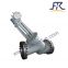 Split body FRJ945Y Y type electric control slurry globe valve for Aluminum Oxide Industry