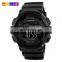 SKMEI 1243 Fashion Silicone LED Digital Chronograph Men's Watch 50M Waterproof Back Light Sport Watch