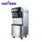 High Quality Snack Food Machinery 110v 3 Flavors Soft Serve Ice cream cone machine