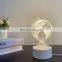 Modern Creative Acrylic Night Table Light Lamp Kids 3D Multicolor Change 3D Visual Table Light