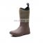 Waterproof neoprene or cotton lining  Camo Men Hunting Rubber Rain Gum Boots