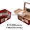 Cedar Wood Travel Humidor Box Portable Cigar Case glass top Cigar wooden Box acrylic cigar humidor