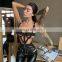 Amazon Hotsell Black Cross Bandage  One Piece Hollow out Bodysuit Sheer Lingerie Gothic Sexy  Lingerie-sexy Hot