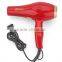 Red Color Hair Blow Dryer 2 Swithes 3 Heat Setting Hair Dryer