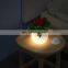 Decoration Garden Outdoor Color Plastic Resin Light Large Lit Illuminated LED Planter Flower Pot