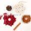 Set of 5 Perfect boho Pattern Macrame Christmas Ornaments, Farm House Christmas Decorations