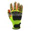 Sandy Nitrile Oilfield Mechanic Cut Resistant Anti Vibration TPR Anti Impact Protective Work Safety Gloves